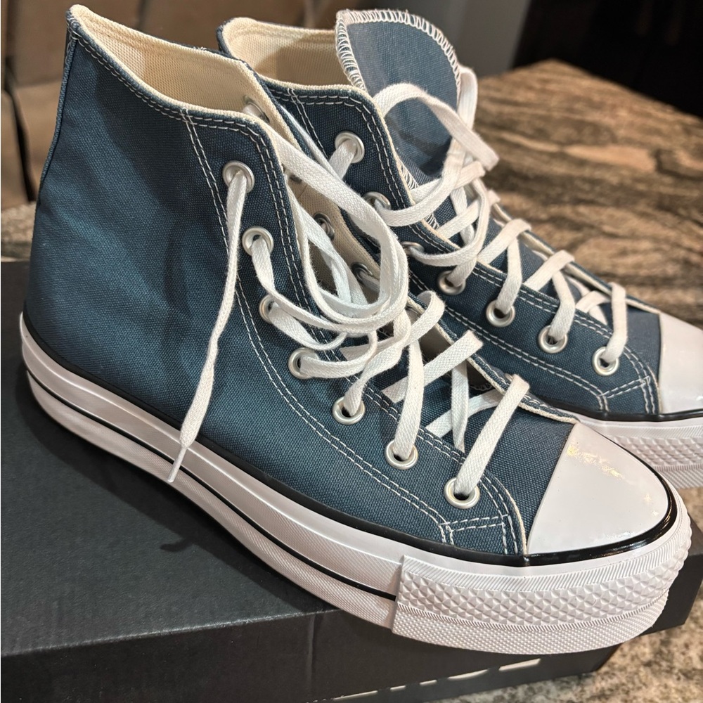 Converse Blue High-Top Sneakers